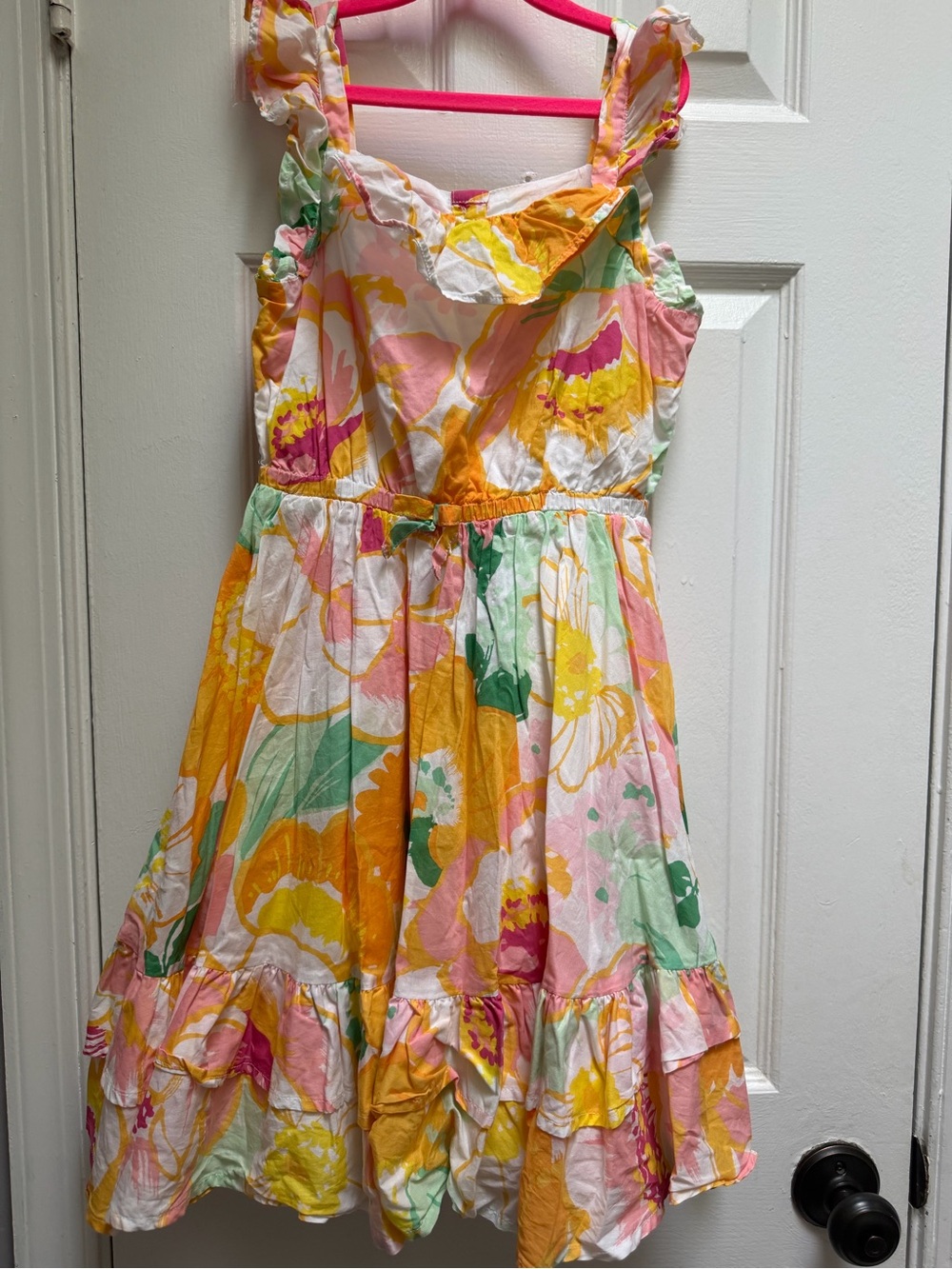 Janie and Jack Floral Ruffle Sundress
